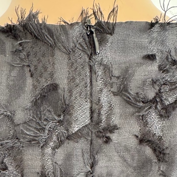 DAZY Black Feathery Fuzzy Short-Sleeve Mini Party Dress Black, Size S-M - Picture 11 of 15